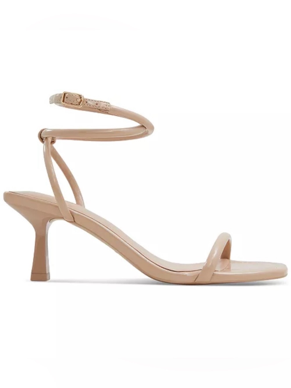 NEW ALDO DIME ANKLE STRAPPY SANDAL IN BONE WOMENS 7 - Picture 3 of 17
